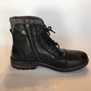 camden sweater cuff leather boot